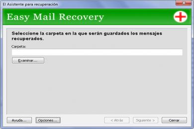 Screenshot Easy Mail Recovery