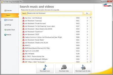 Cattura YouTube Song Downloader