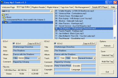 Screenshot Easy MP3 Tools