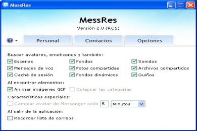Screenshot MessRes