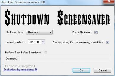 Capture Shutdown Screensaver