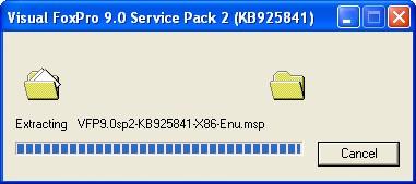 Captura Microsoft Visual FoxPro 9.0 Service Pack 2