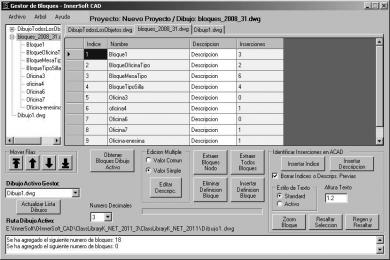 Screenshot InnerSoft CAD für AutoCAD 2011