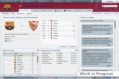 Screenshot Football Manager 2012