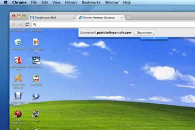 Screenshot Chrome Remote Desktop