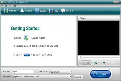 Screenshot Windows DVD Maker