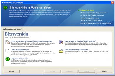 Screenshot Web to date