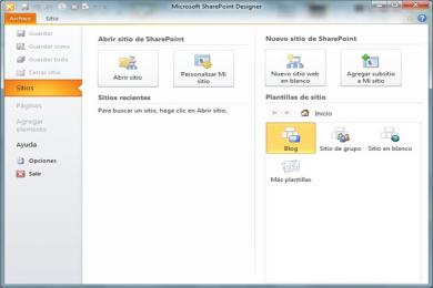 Screenshot Microsoft SharePoint Designer