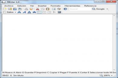 Screenshot fWriter