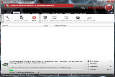 Screenshot Ashampoo Anti-Malware