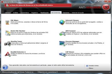 Screenshot Ashampoo Anti-Malware