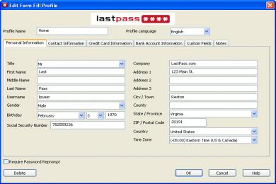 Cattura LastPass