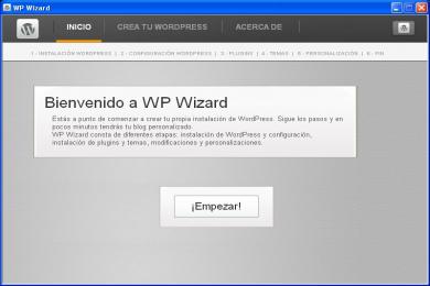 Screenshot WP Wizard