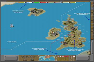 Screenshot Strategic Command WWII Global Conflict GOLD