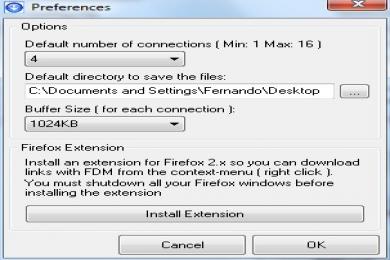 Screenshot Fergo Download Manager
