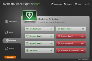 Screenshot IObit Malware Fighter