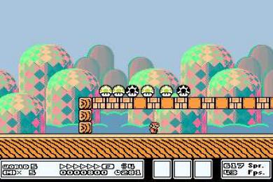 Screenshot Super Mario 3 Editable