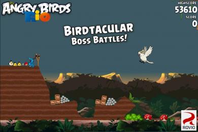 Capture Angry Birds Rio