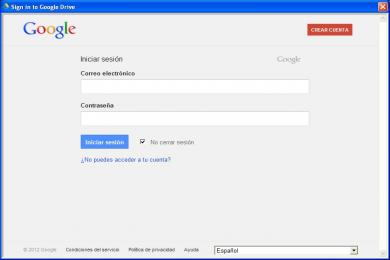 Screenshot Google Drive für PC