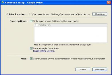 Рисунки Google Drive para PC