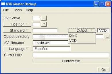 Captura DVD Master Backup