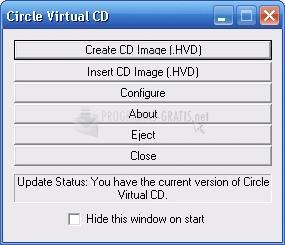 Screenshot Circle Virtual CD