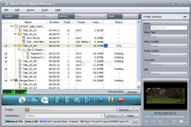 Captura Xilisoft DVD Ripper