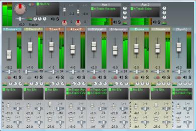 Screenshot N-Track Studio 64bits