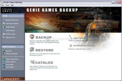 Captura Genie Games Backup