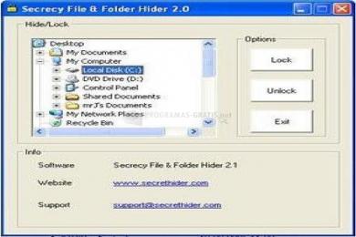 Captura Secrecy File & Folder Hider