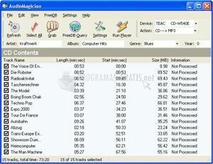 Captura AudioMagician CD Ripper