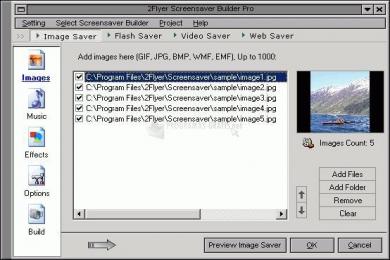 Captura Web ScreenSaver Builder