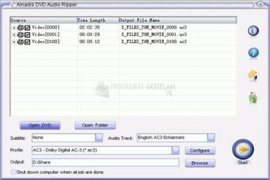 Captura Amadis DVD Audio Ripper