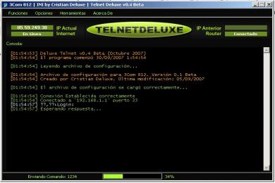 Screenshot Telnet Deluxe