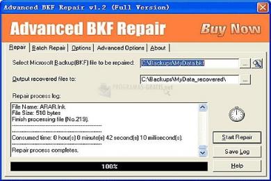 Captura Advanced BKF Repair