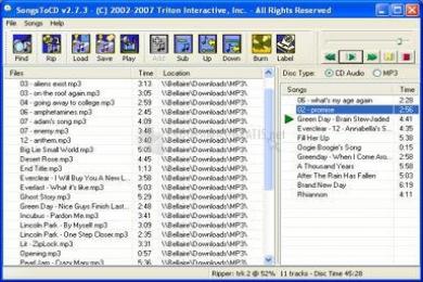 Captura SongtoCD Ripper
