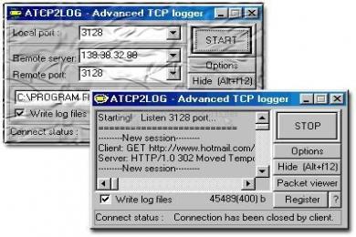 Captura Advanced TCP Logger