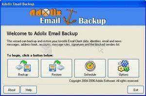 Captura Adolix Email Backup