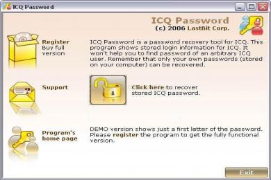 Captura ICQ Password