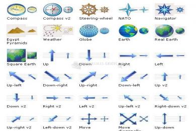 Captura Navigation Icon Set