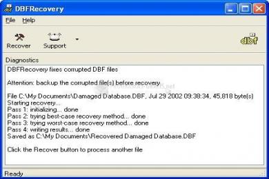 Captura DBFRecovery