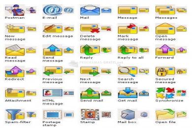 Captura E-mail Icon Set