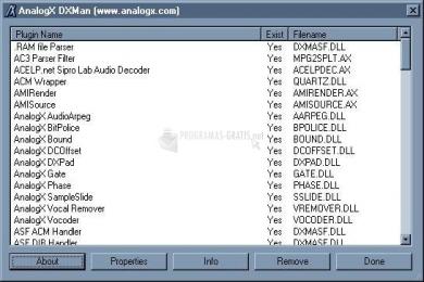 Captura AnalogX DXMan