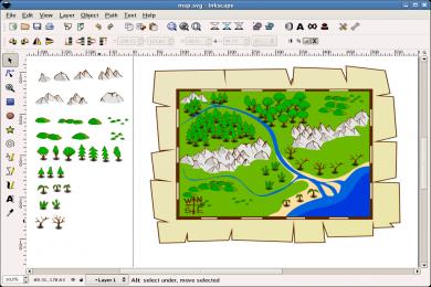 Screenshot Inkscape