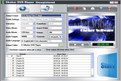 Captura Okoker DVD Ripper