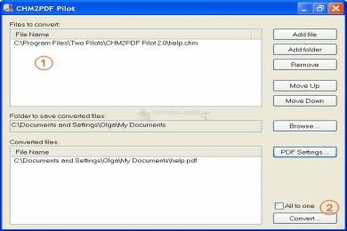 Captura CHM2PDF Pilot