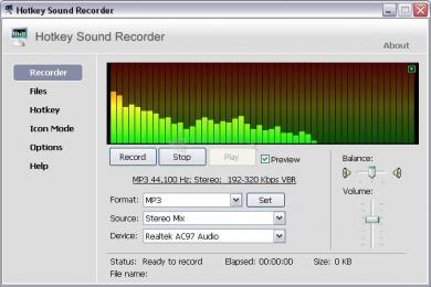 Captura Hotkey Sound Recorder