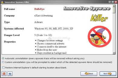 Captura Innovative Spyware Killer
