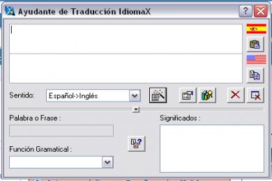 Captura IdiomaX Translation Assistant