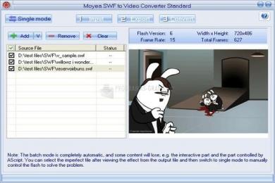 Captura Moyea SWF to Video Conv Standard